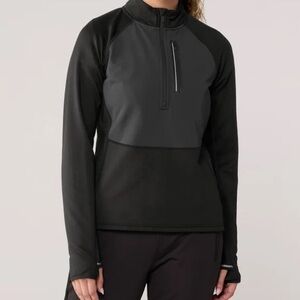 NWT Smartwool Merino Wool Black Windproof Pullover